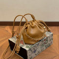 LOEWE LOE MINI 18 FLAMENCO PURSE IN WARM DESERT NAPPA LAMBSKIN