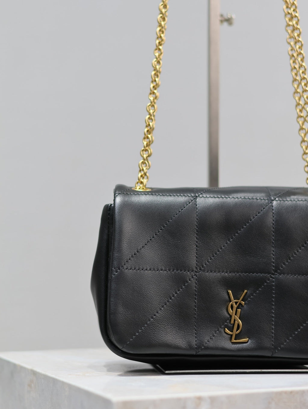 SAINT LAURENT JAMIE 4.3 MINI BAG 20 IN BLACK LAMBSKIN GLOD HARDWARE
