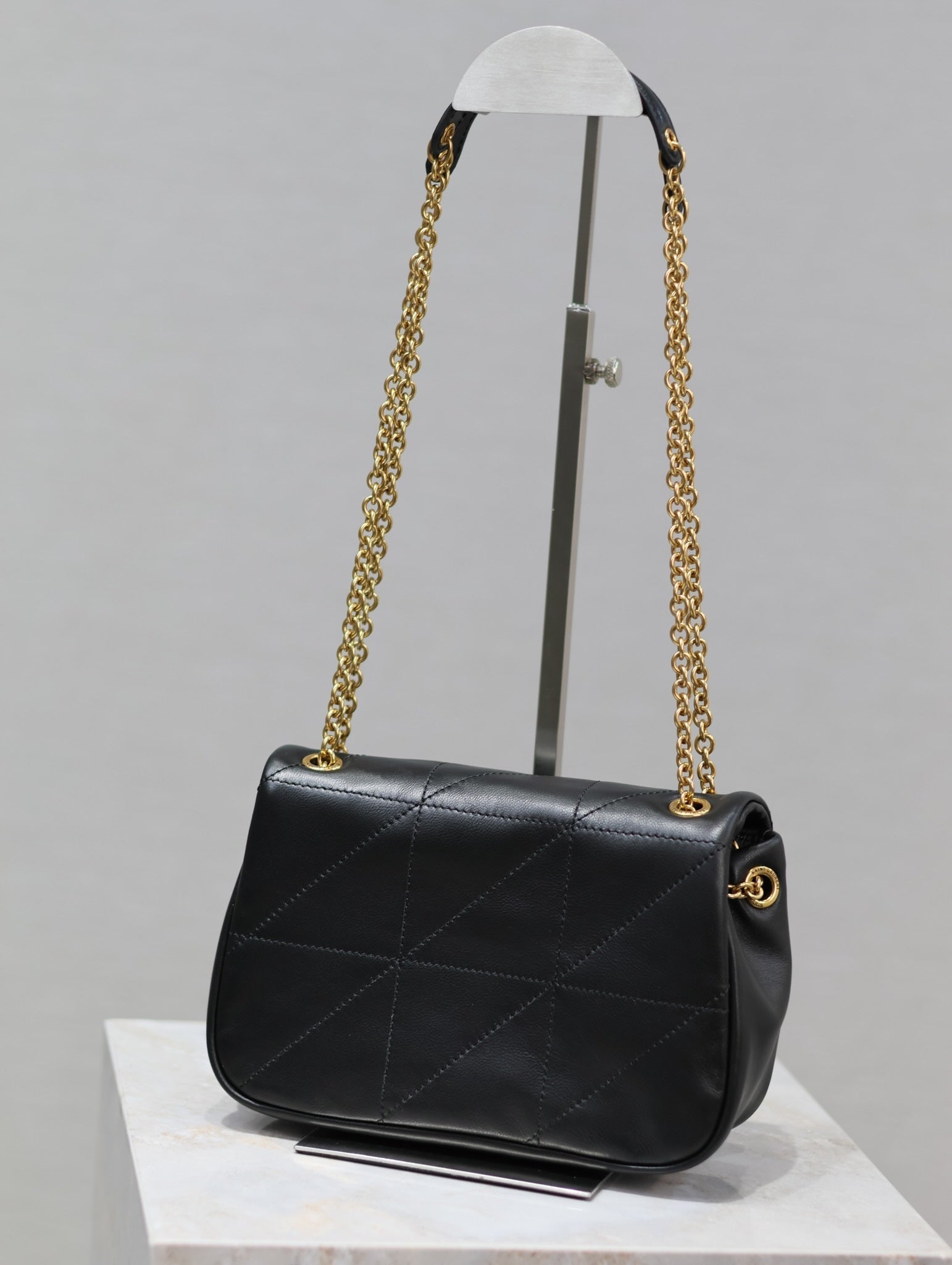 SAINT LAURENT JAMIE 4.3 MINI BAG 20 IN BLACK LAMBSKIN GLOD HARDWARE