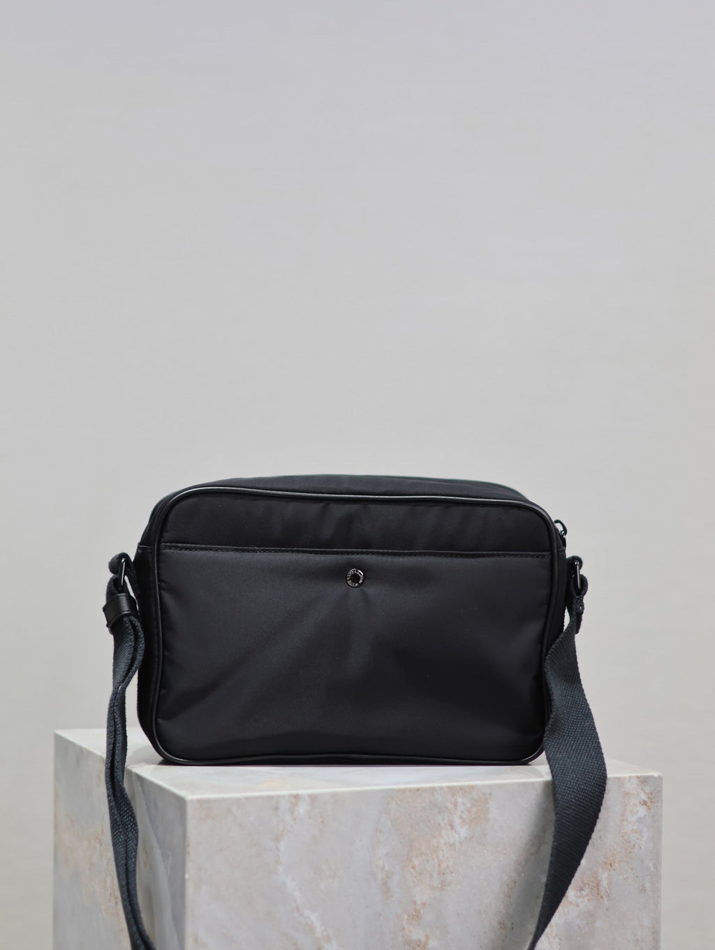SAINT LAURENT CITY CAMERA BAG 24 IN BLACK ECONYL