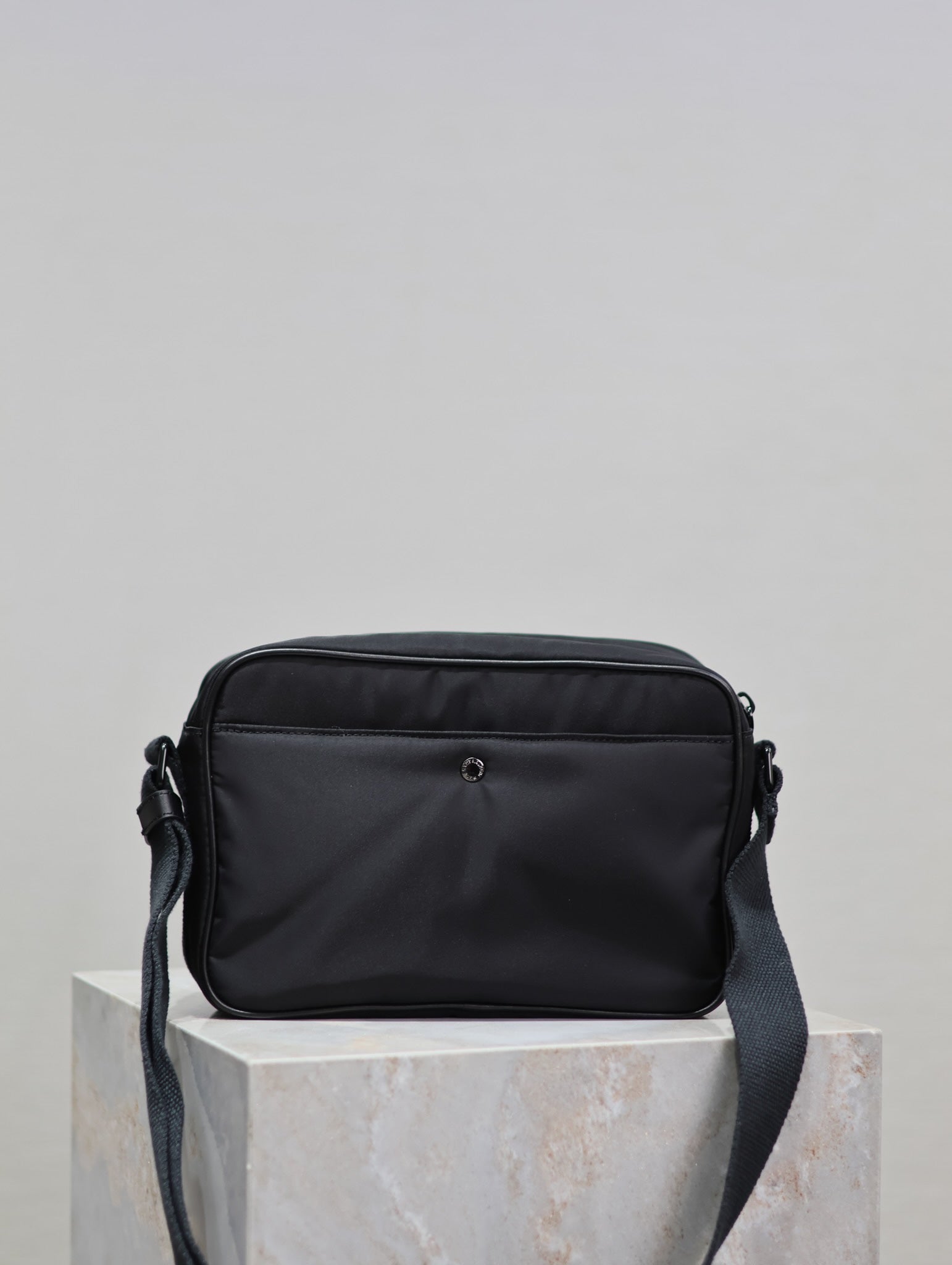 SAINT LAURENT CITY CAMERA BAG 24 IN BLACK ECONYL