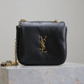 SAINT LAURENT YSL 25S JAMIE CUBE 16 IN BLACK CALFSKIN