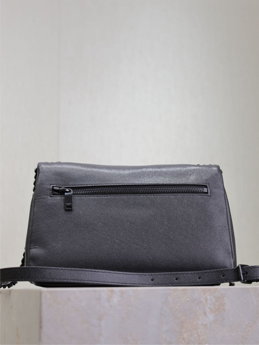 SAINT LAURENT WEST HOLLYWOOD SMALL BAG 24 IN BLACK CALFSKIN BLACK HARDWARE