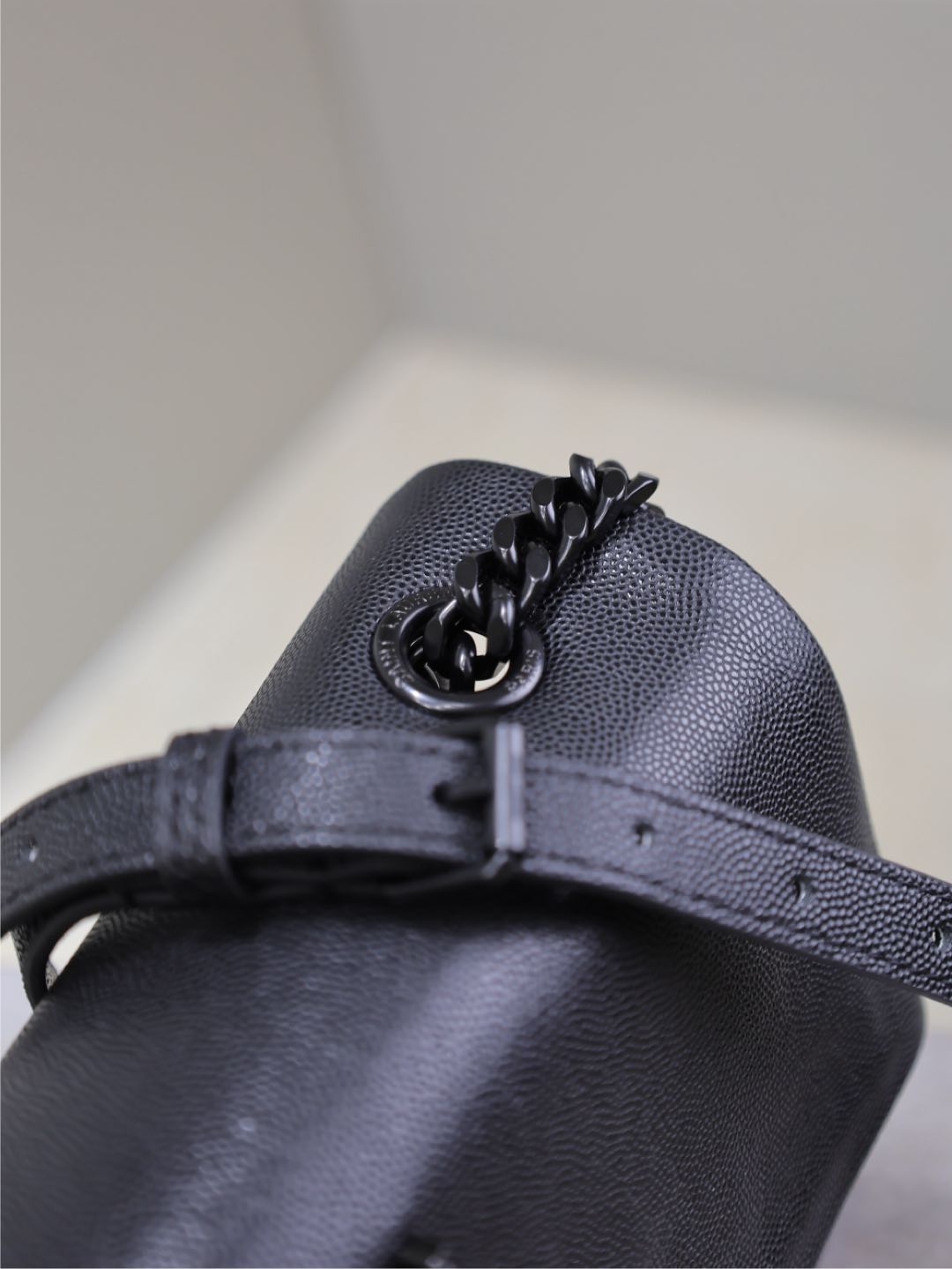 SAINT LAURENT WEST HOLLYWOOD SMALL BAG 24 IN BLACK CALFSKIN BLACK HARDWARE