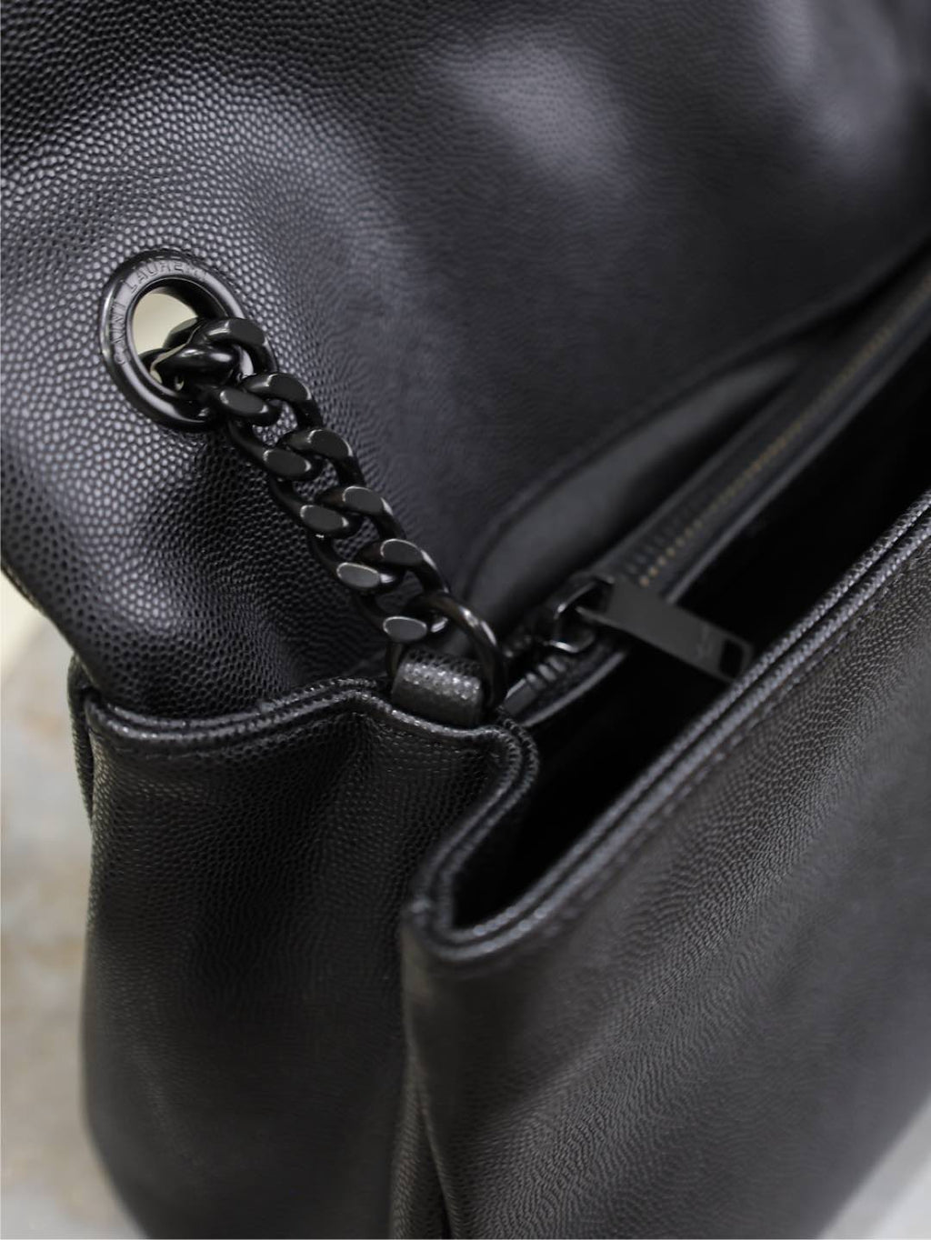 SAINT LAURENT WEST HOLLYWOOD SMALL BAG 24 IN BLACK CALFSKIN BLACK HARDWARE