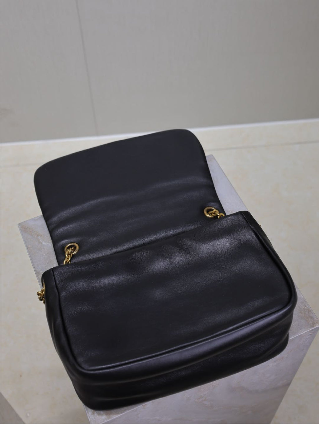 SAINT LAURENT JAMIE 4.3 SMALL BAG 25 IN BLACK LAMBSKIN GOLD HARDWARE