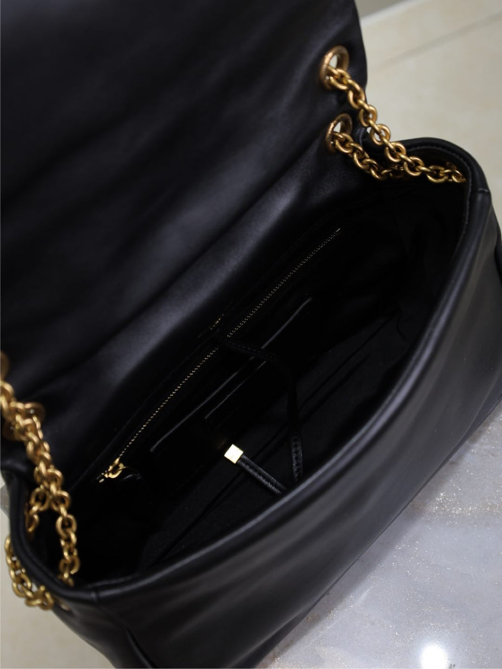 SAINT LAURENT JAMIE 4.3 SMALL BAG 25 IN BLACK LAMBSKIN GOLD HARDWARE