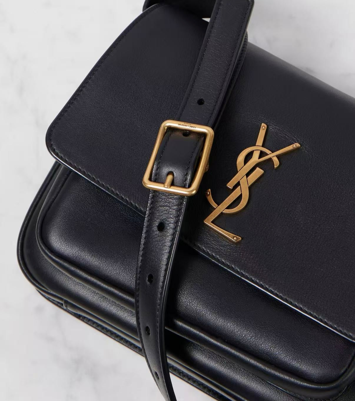 SAINT LAURENT YSL 25S NIKI BABY 22 IN BLACK CALFSKIN GOLD HARDWRE