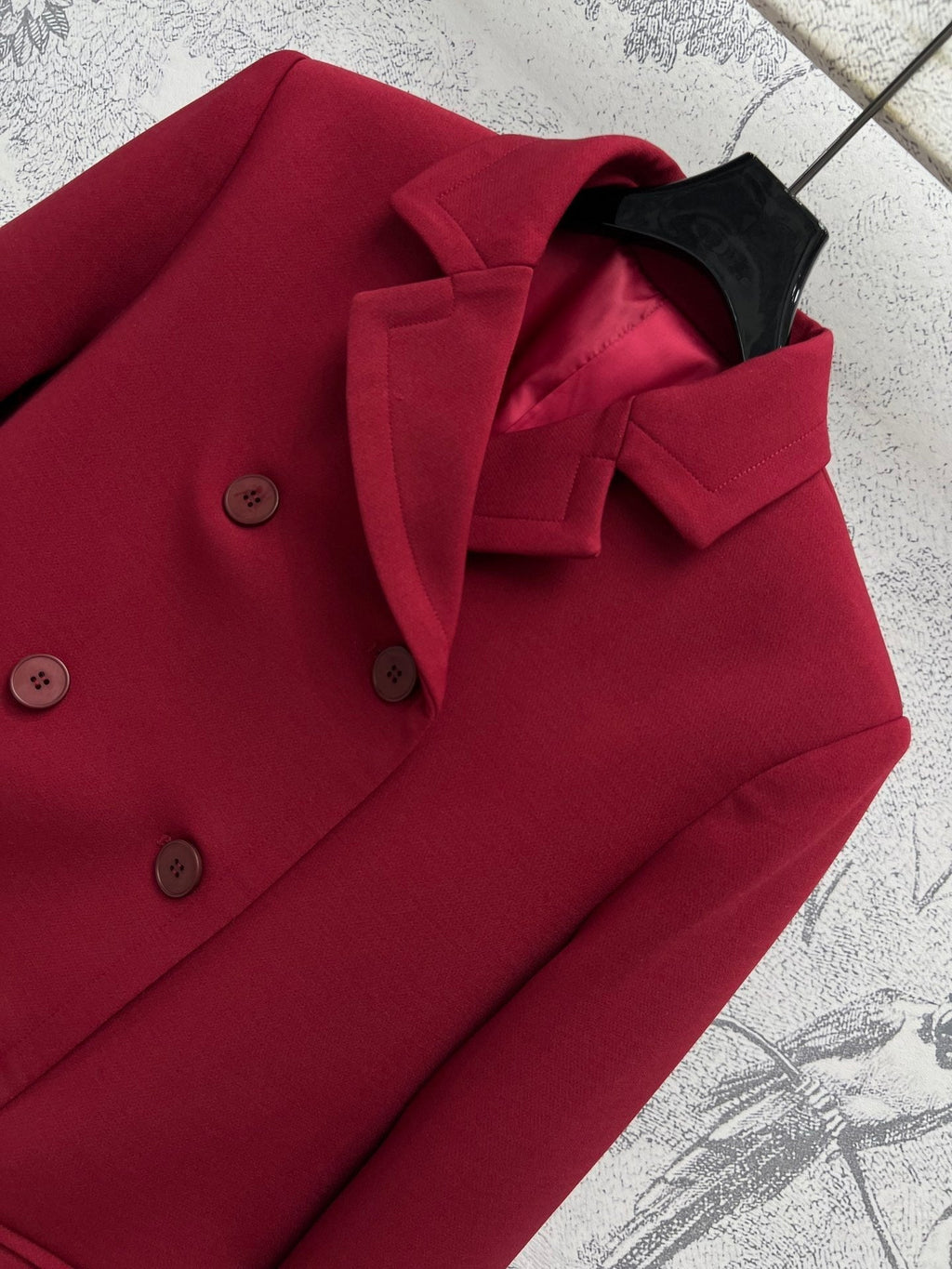 GUCCI Gucci Suit Jacket Red Wool