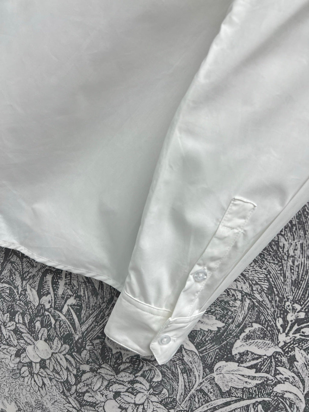 Loewe Logo Embroidered Shirt White Cotton