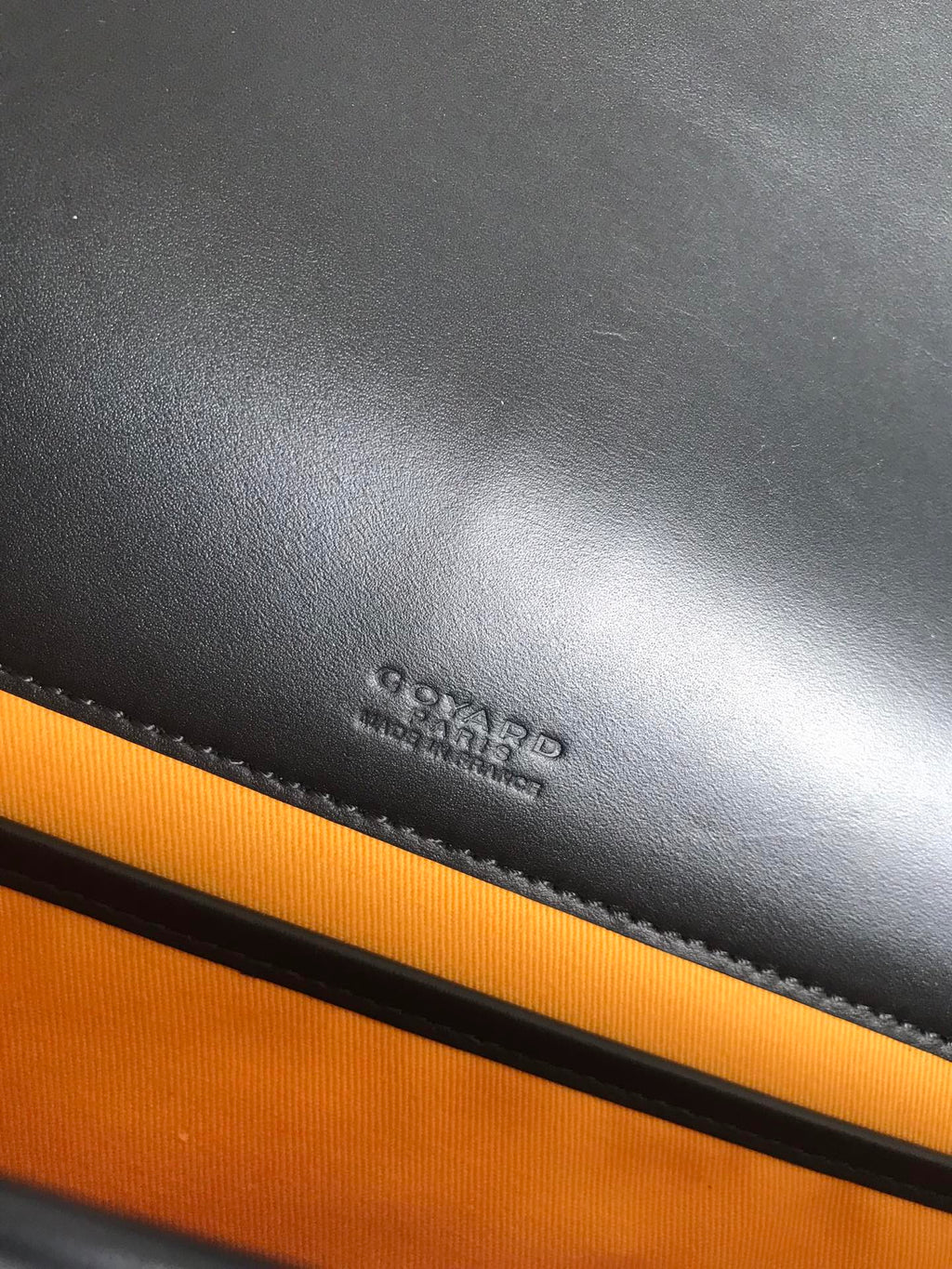 GOYARD BELVEDERE MM BAG 28CM BLACK CANVAS