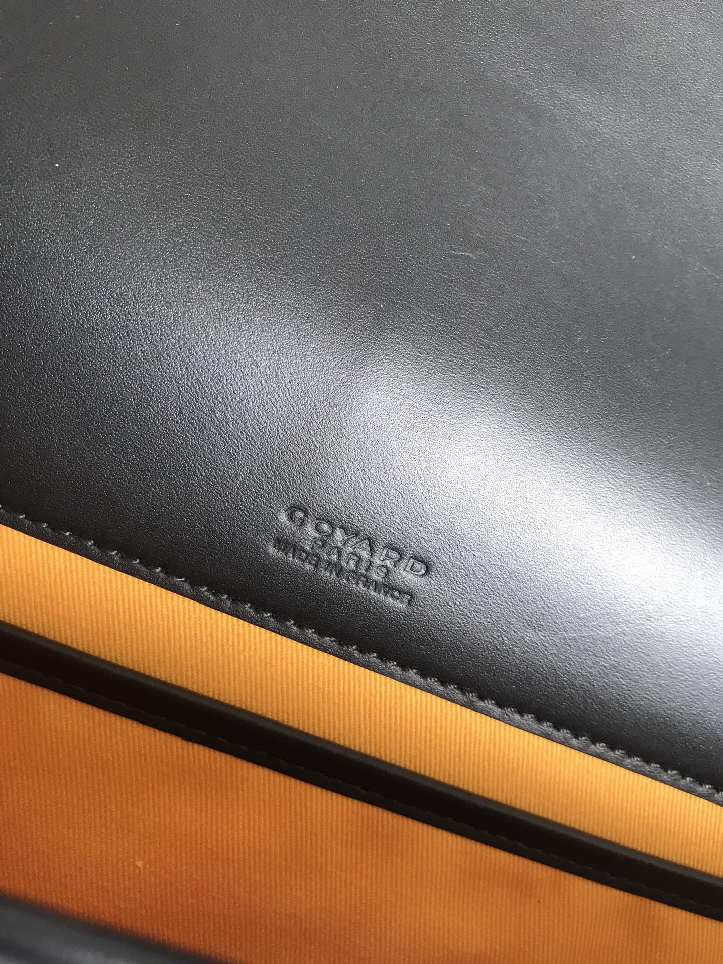 GOYARD BELVEDERE MM BAG 28CM BLACK CANVAS