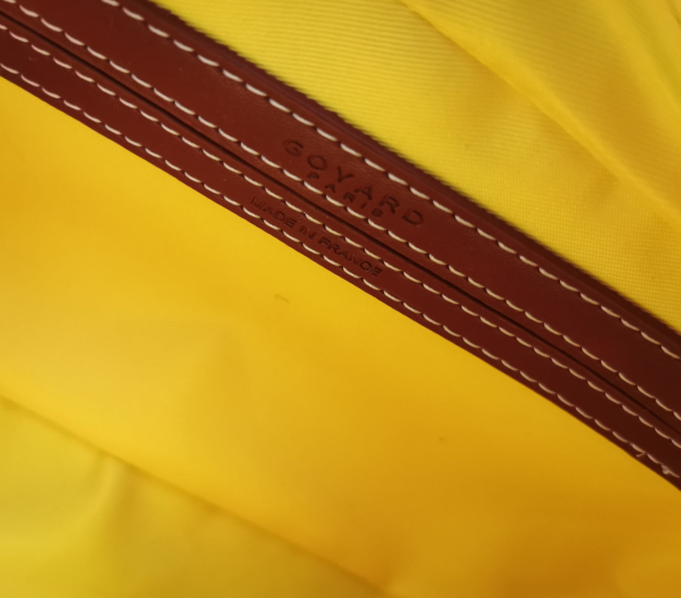 GOYARD CAP-VERT PM BAG 23X8X14CM BURGUNDY CANVAS