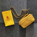 GOYARD CAP-VERT PM BAG 23X8X14CM YELLOW CANVAS